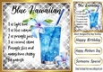 Lovely Fruit Cocktail With Recipe Card Front 8x8 (TWO)