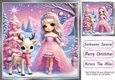 Pretty Christmas Fairy With A Deer 8x8 (TWO)