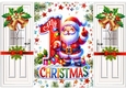 Cute Babys 1st Christmas A5 Gatefold With Bells (TWO)