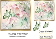 Pretty Spring Pink Flowers 7x7 Card Front (ONE)