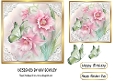 Pretty Spring Pink Flowers 7x7 Card Front (FOUR)