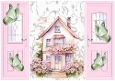 Pretty Pink Gatefold With Butterflies & Cottage (ONE)