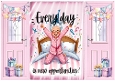 Pink Gatefold With Gran With Funny Quote (ONE)