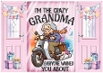 Pink Gatefold With Gran With Funny Quote (FOUR)