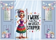 Blue Gatefold With Gran & Gifts With Funny Quote (THREE)