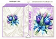 Pretty Rainbow Tulips Folded A5 Book (one)
