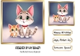 Cute Kittens Cuddling 7x7 (FOUR)