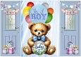 Lovely Gatefold With Blue Balloons For Baby Boy (ONE)