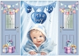 Lovely Gatefold With Smiling Baby Boy (TWO)