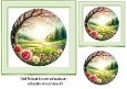 Blooming Roses In The Sunshine 7x7 Card Front