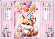 Lovely Birthday/Balloons With Fox Gatefold (ONE)