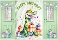 Birthday With Crocodile Green Gatefold (ONE)