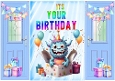 Birthday With Fun Monster Gatefold (FOUR)