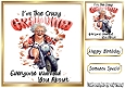 Funny 8X8 Topper With Humour Caption (SIX))