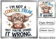Funny 8X8 Topper With Humour Caption (SILVER ONE)