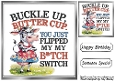 Funny 8X8 Topper With Humour Caption (SILVER THREE)