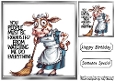 Funny 8X8 Topper With Humour Caption (SILVER FIVE)