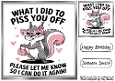 Funny 8X8 Topper With Humour Caption (SILVER NINE)