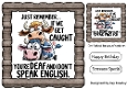 Funny 8X8 Topper With Humour Caption (WOOD FIVE)