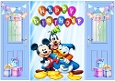 Blue Gatefold With , Mickey, Goofy & Donald Duck (THREE)