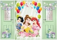 Green Gatefold With Balloons & Princesses (SIX)