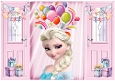 Pink Gatefold With Balloons With Elsa (SEVEN)