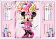 Pink Gatefold With Balloons With Minnie (EIGHT)
