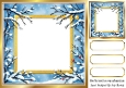 Christmas Scene 8X8 Card/Insert