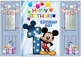 Blue Gatefold With Mickey Mouse (1ST BIRTHDAY)