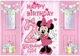 Pink Gatefold With Balloons & Minnie Mouse (2ND BIRTHDAY)