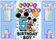 Blue Gatefold With Mickey Mouse (5TH BIRTHDAY)