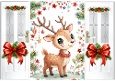Christmas Gatefold With A Pretty Deer(ONE)