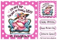 Just Feel Like Lazing With Humour 8x8 Topper/Card Front