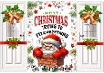 Santa With Funny Humour Gatefold For Christmas (TWO)