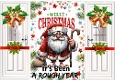 Santa With Funny Humour Gatefold For Christmas (SIX)