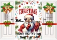 Santa With Funny Humour Gatefold For Christmas (SEVEN)