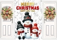 Lovely Christmas  Snowman & Family Gatefold  (FOUR)