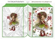 Whimsical Cristmas Fairy Folded A5 Book (FOUR)