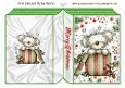 Cute Christmas Whimsical Puppy Book (ONE)