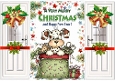 Cute Christmas Whimsical Puppy Gatefold (TWO)