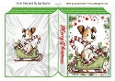 Cute Christmas Whimsical Puppy Book (THREE)