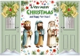 Whimsical  3 Wise Men With Gifts Green Gatefold (TWO)