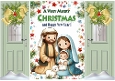 Whimsical  Mary & Joseph Green Gatefold (FOUR)