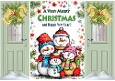 Whimsical Snowman Family, Green Gatefold (TWO)