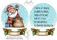 Snow Globe With Whimsical Santa With Insert (ONE)