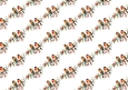 Christmas Robins On A Branch Backing Paper
