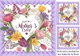 Pretty Flowers & A Heart  For Mothers Day 8x8