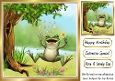 Lovely Woodland And Frog 8x8 (one)