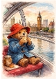 Lovely Paddington Bear In London A4