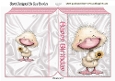 Cute Little Chick Folded Pink Book (TWO)